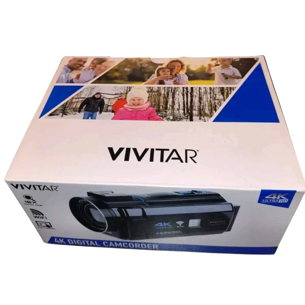 Vivitar‎ 4K Ultra HD Digital Camcorder WiFi 48MP 16x Zoom 3